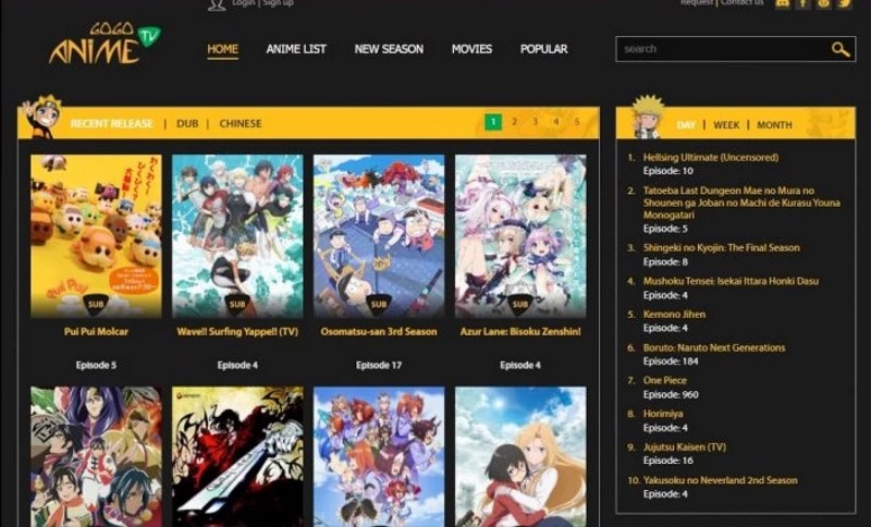 Gogoanime for iOS